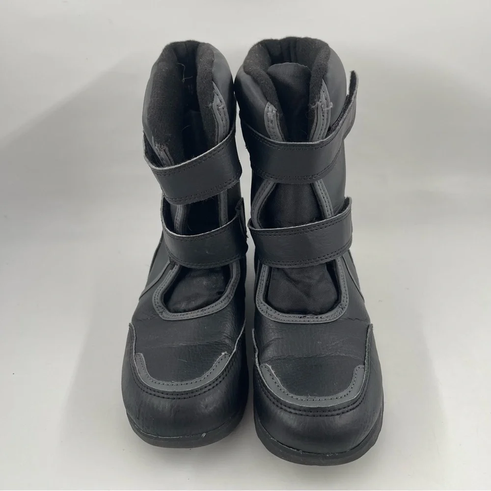 Rugged Outback Unisex Kids - SZ 2 Y - Black Hook & Loop Closure Winter Boots